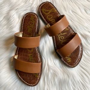 Sam Edelman Gala Leather strap flat Sandals